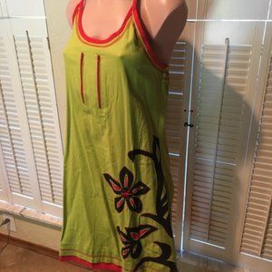 NWOT, NEPAL HALTER DRESS L/XL